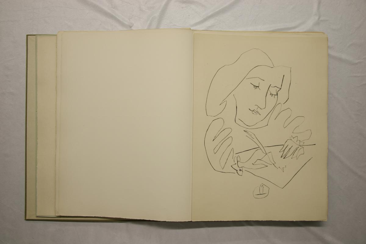 Woman Drawing