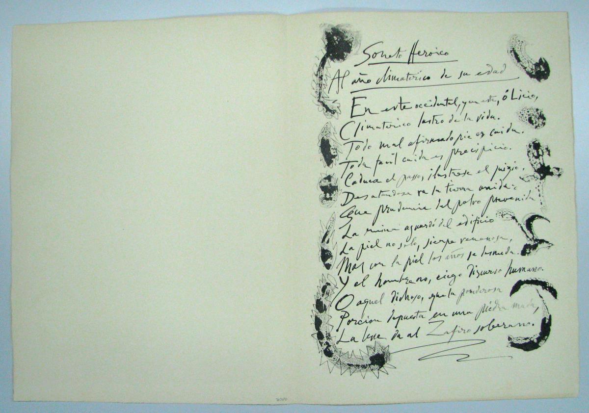 "Soneto heroico"