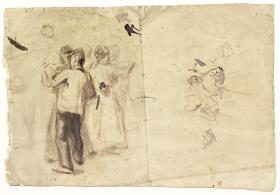 Dancing Scene (Partial Copy of "Evening dance", by Ramon Casas)