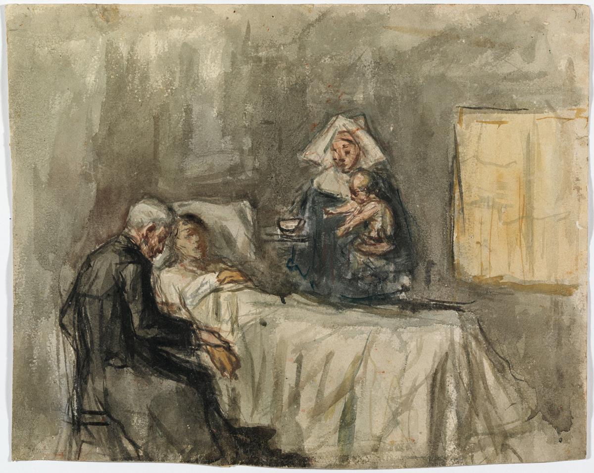 Study for "Science and Charity"