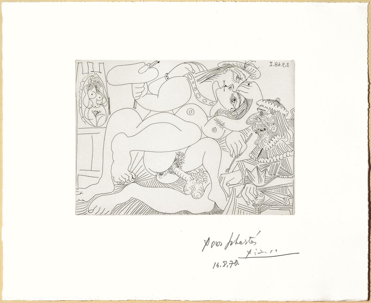 Rafael i la Fornarina. XIII: el Papa es deleix al seu setial