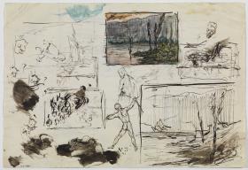 Dos marinas y otros croquis