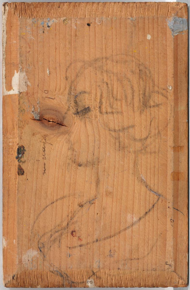 Busto de mujer de perfil