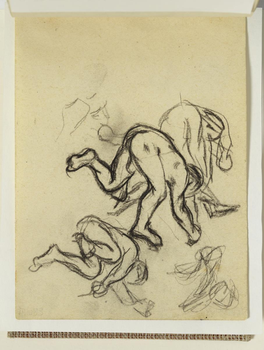 Estudios de hombre en movimiento