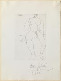Desnudo con botines
