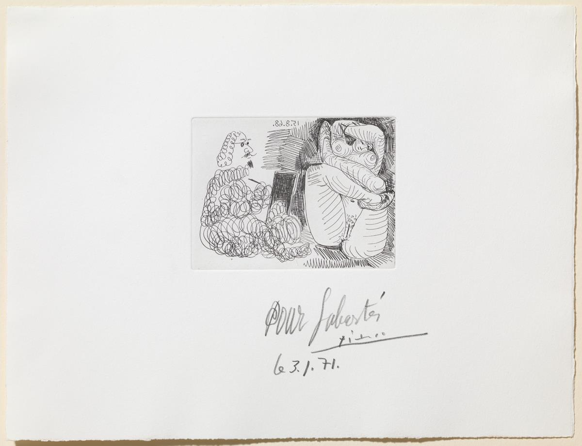 Model contorsionista i dibuixant