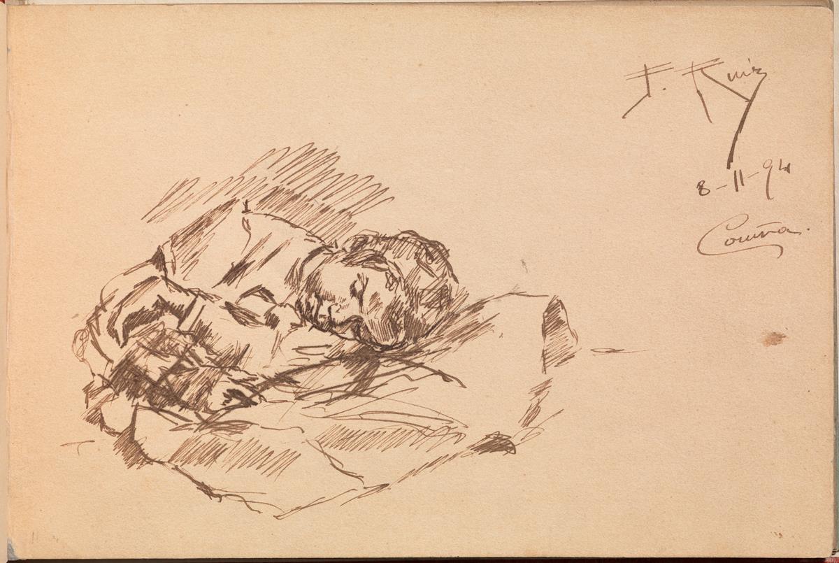 Lola, the Artist’s Sister, Reclining