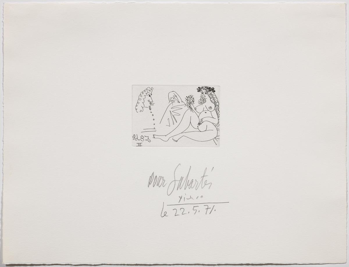 Young Blonde Woman with Flower, Celestina and Musketeer