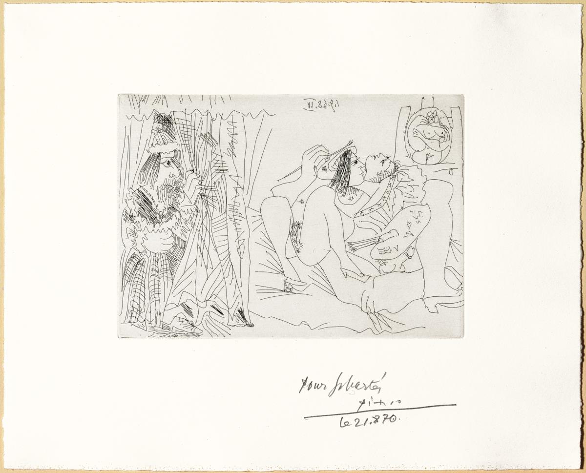 Rafael y la Fornarina. IX: llega el Papa