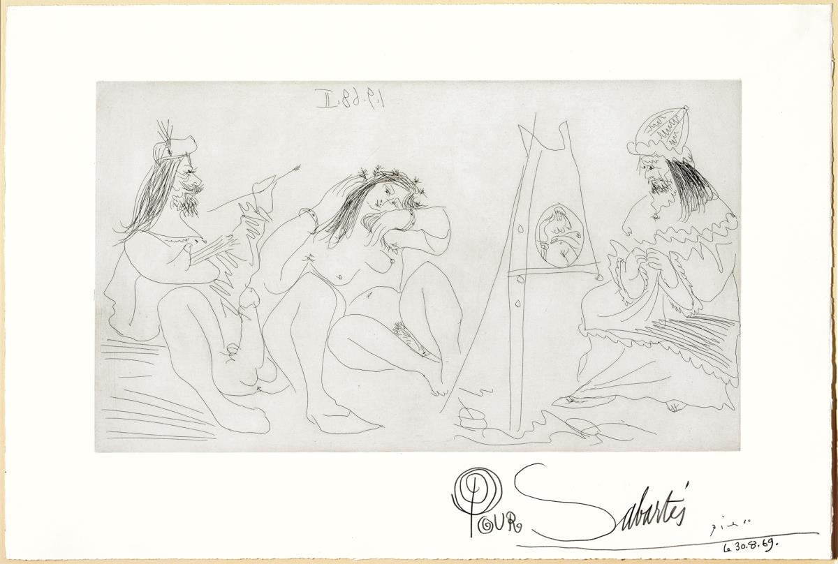 Rafael y la Fornarina. VII: el Papa está allí, sentado