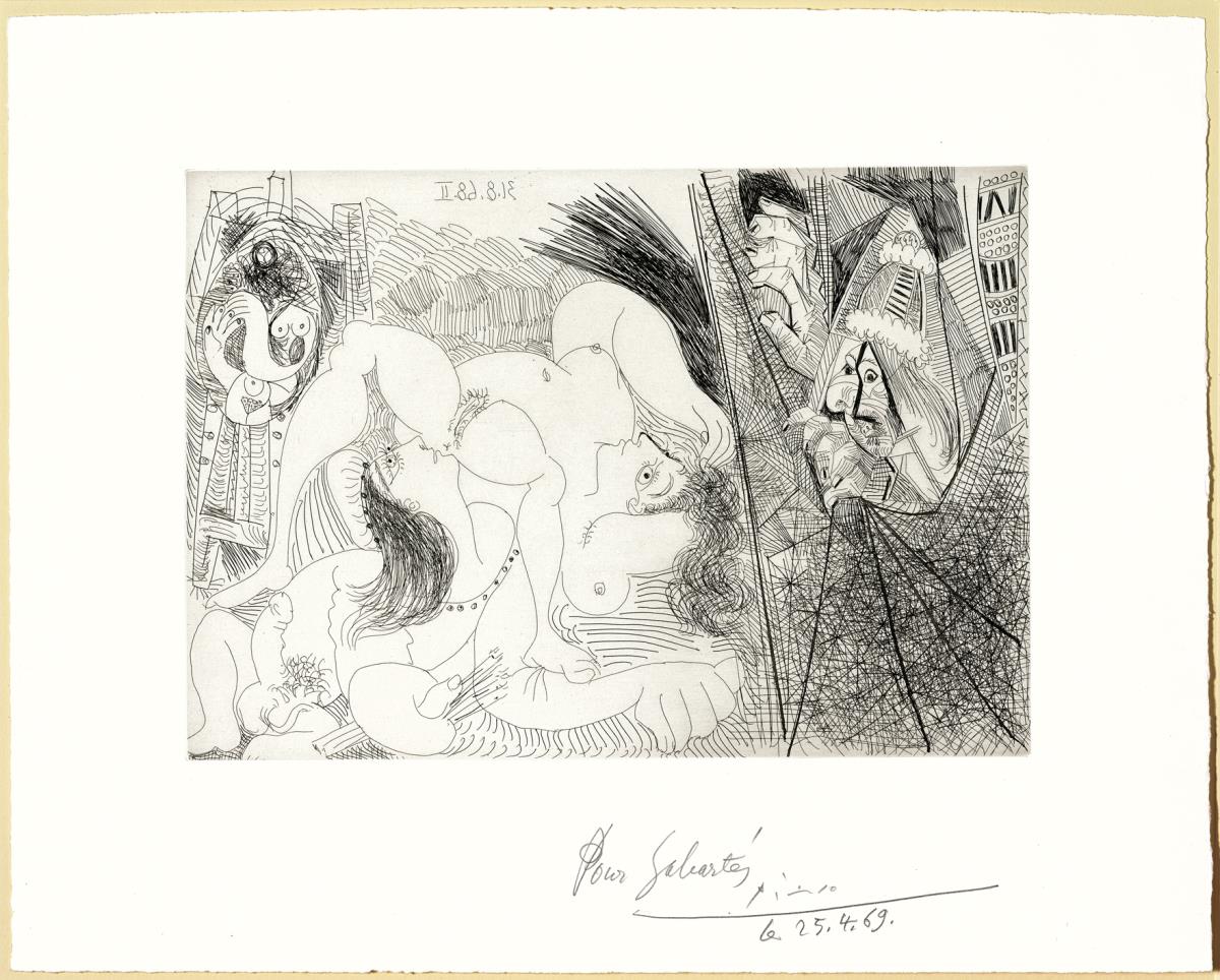 Rafael i la Fornarina. IV: amb el Papa corrent la cortina