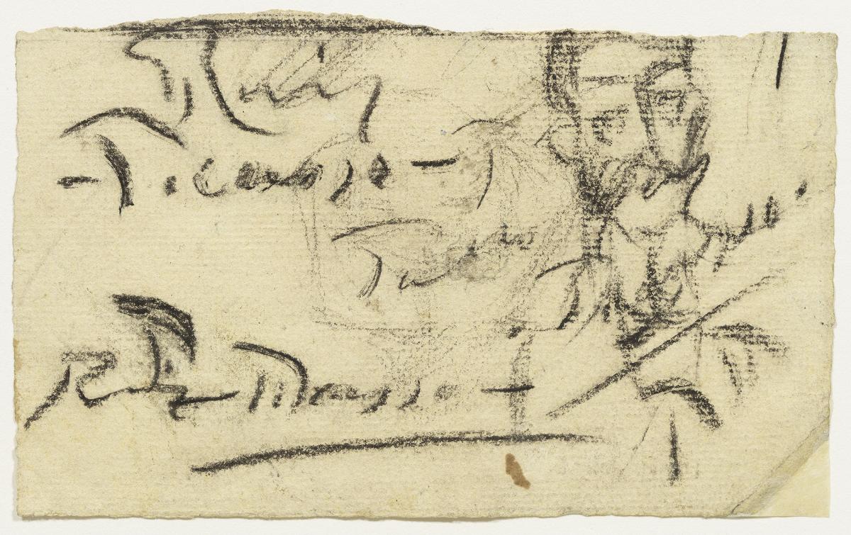 Cabeza de hombre con bigote