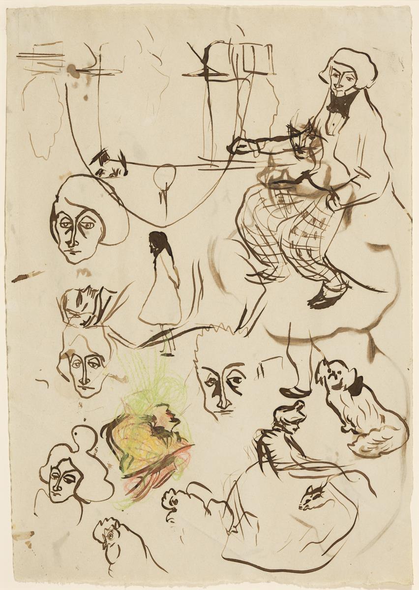 Study for the Menu for Quatre Gats