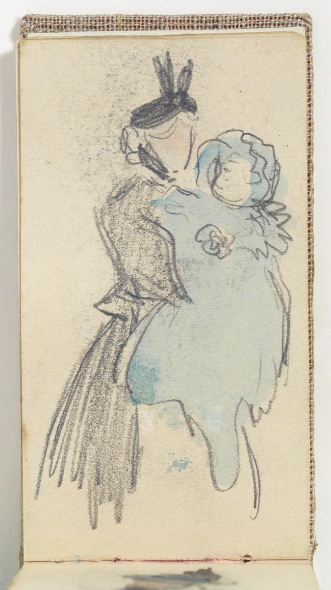 Woman with a Small Child