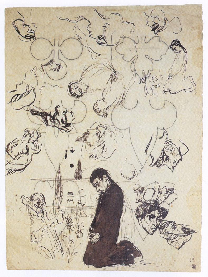 Ante la tumba de Luisa