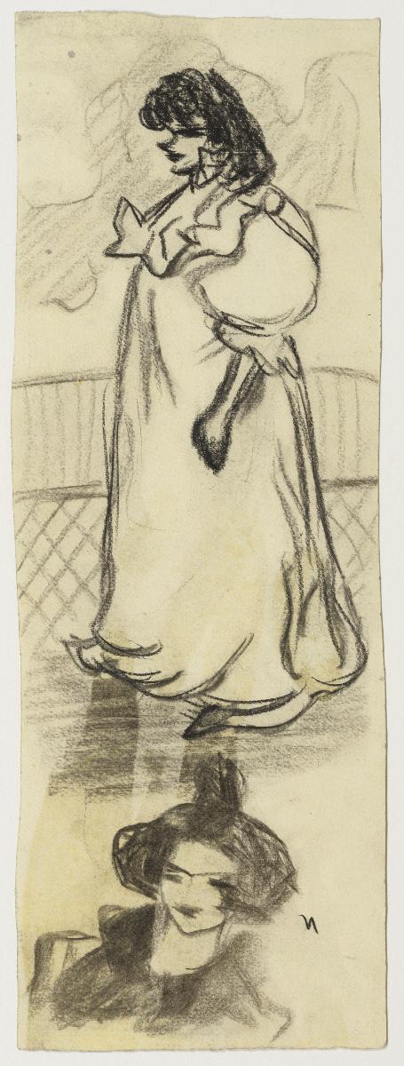 Mujer y busto femenino