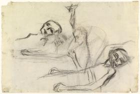 Croquis per a "Dos agonitzants"