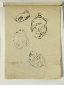 Study of Heads and a Hand