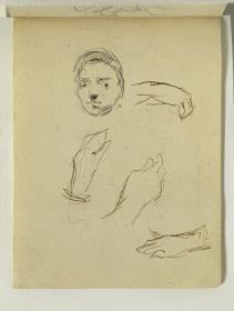 Woman and Study of Hands