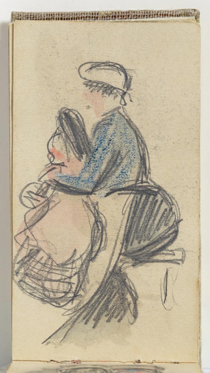 Woman with a Small Child