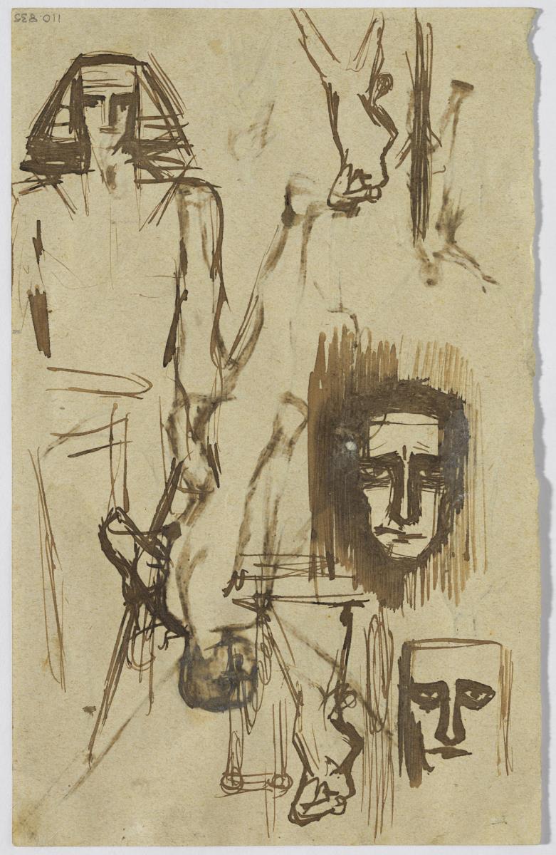 Estudi d'egipci antic i rostres