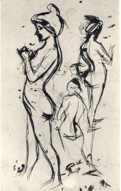 Estudio de desnudos femeninos