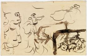 Sketches of Bullfighting Scenes