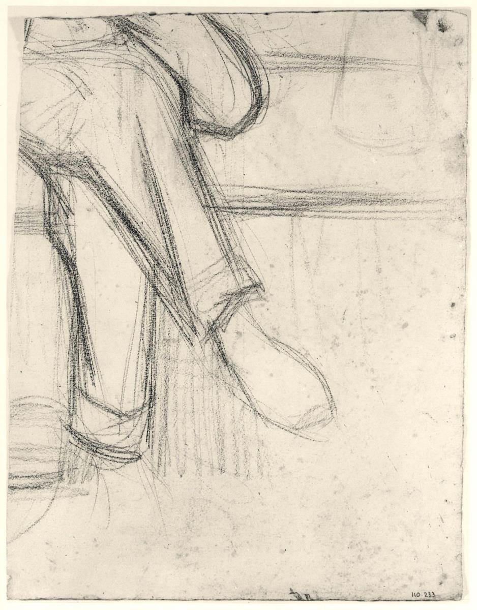 Apunte de piernas cruzadas