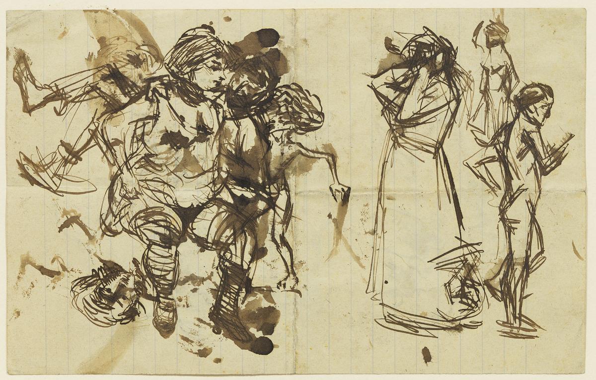 Escena erótica y otros croquis