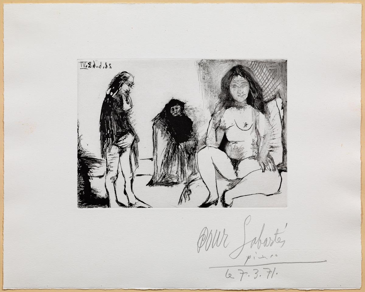 Pensive Man Facing a Young Woman in the Company of Celestina