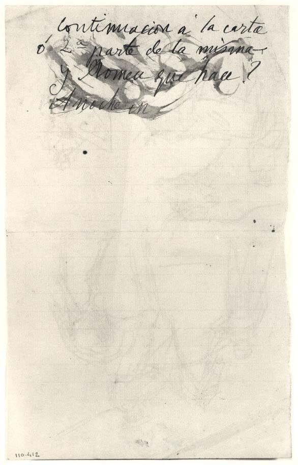 Fragmento de una carta