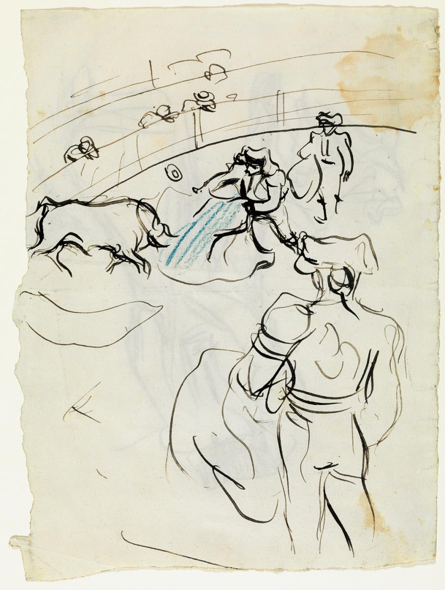 Bullfighting Scene