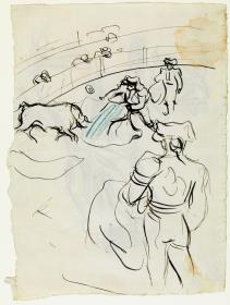 Bullfighting Scene