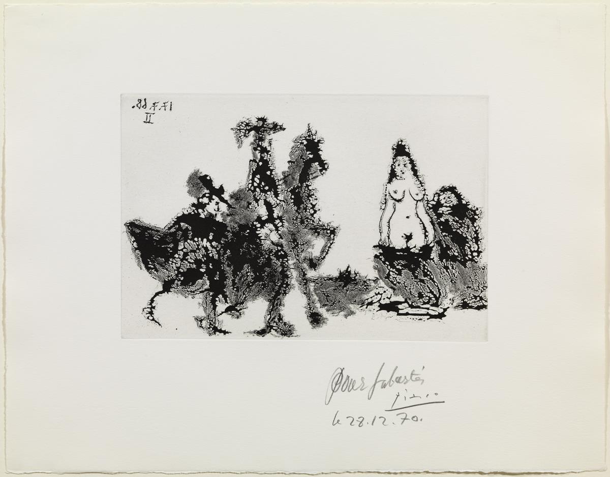 La Celestina, maja y dos gentilhombres