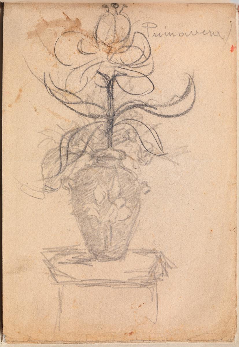 Jarrón con una flor