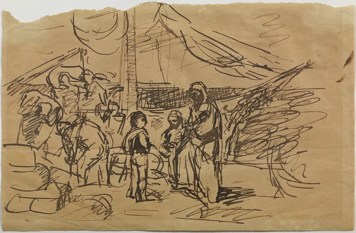 Maternidad en el muelle