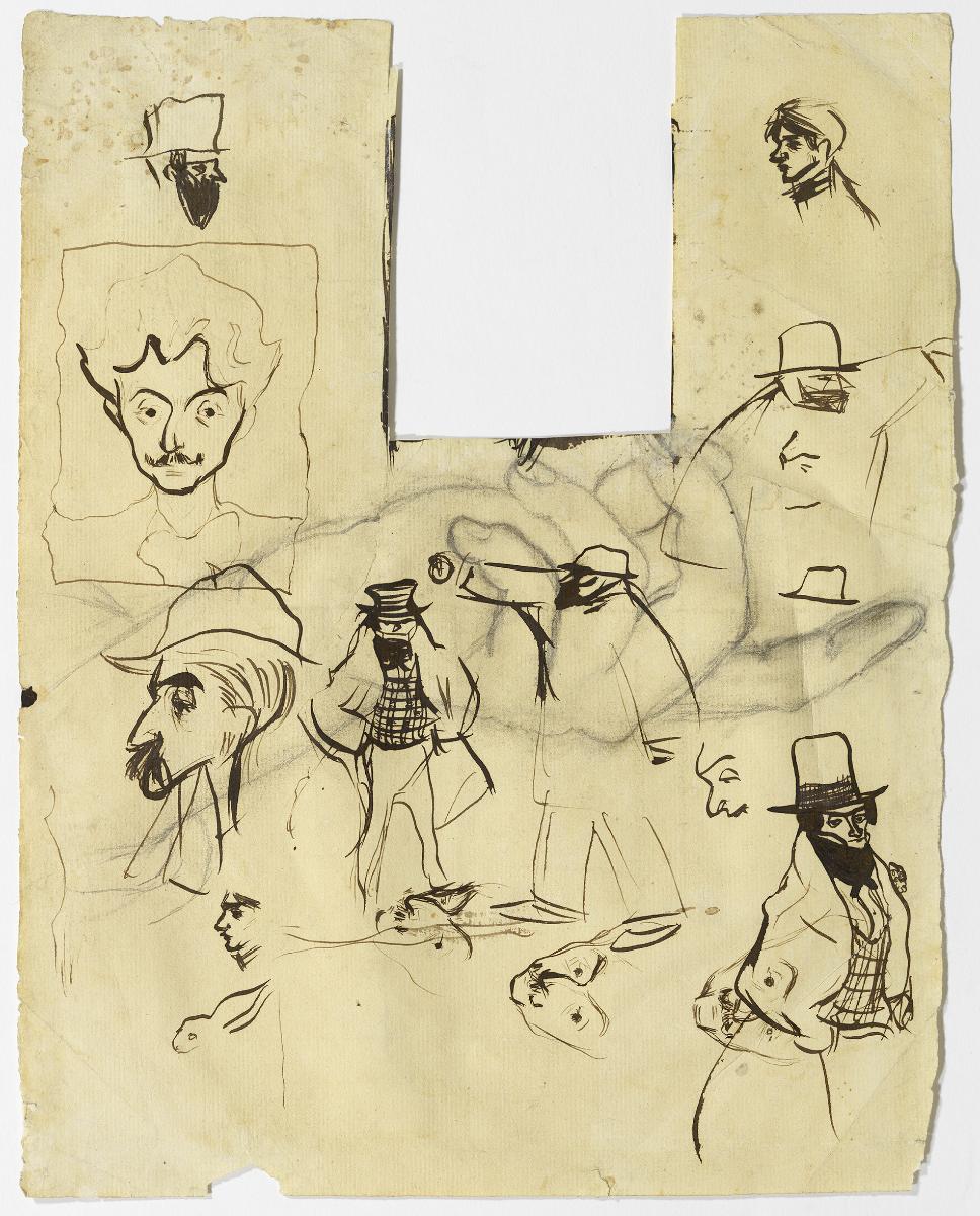 Eveli Torent i Marsans, Miquel Utrillo and Various Sketches