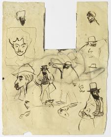 Eveli Torent Marsans, Miquel Utrillo y caricaturas diversas