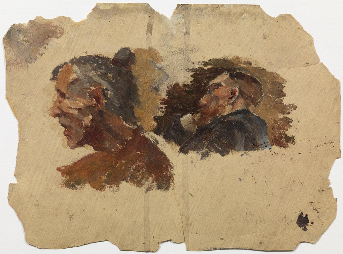 The Artist's Father and Old Woman