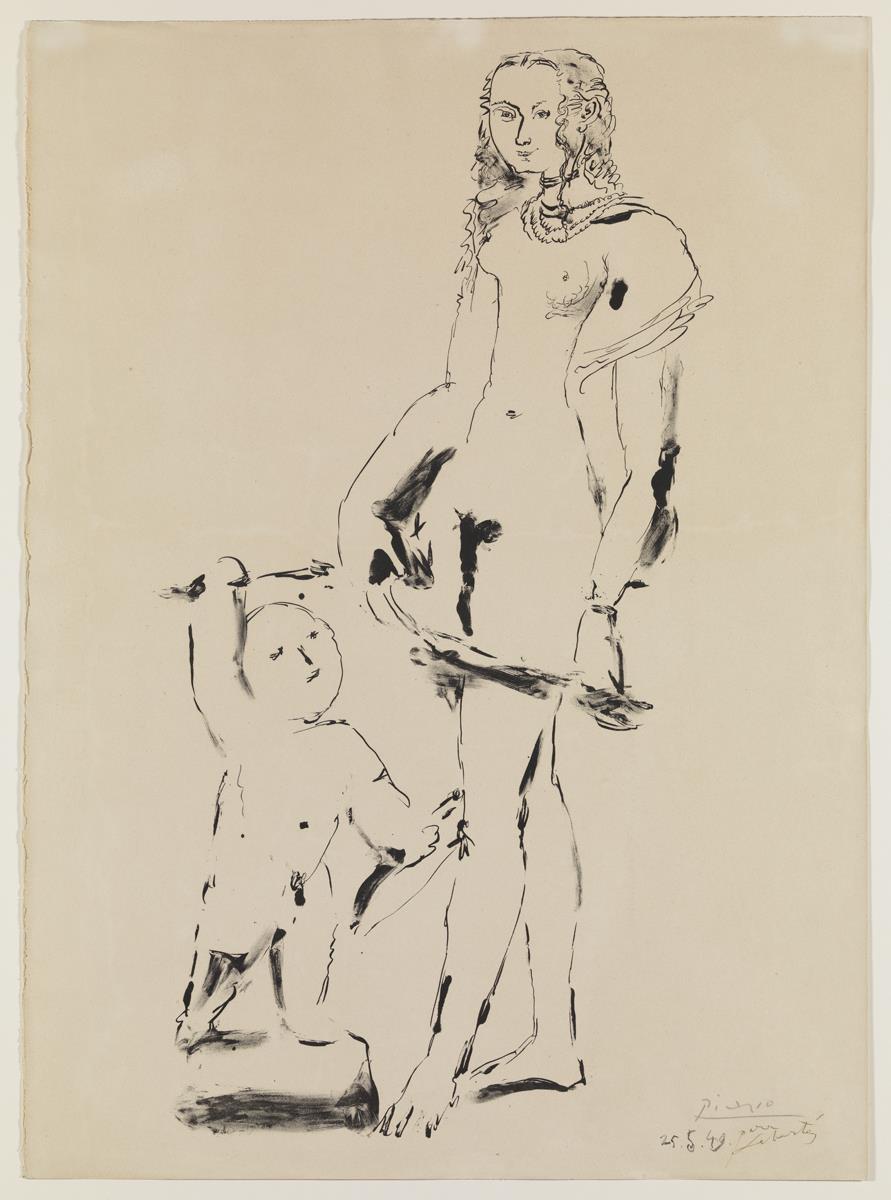 Variación de "Venus y el Amor" de Cranach