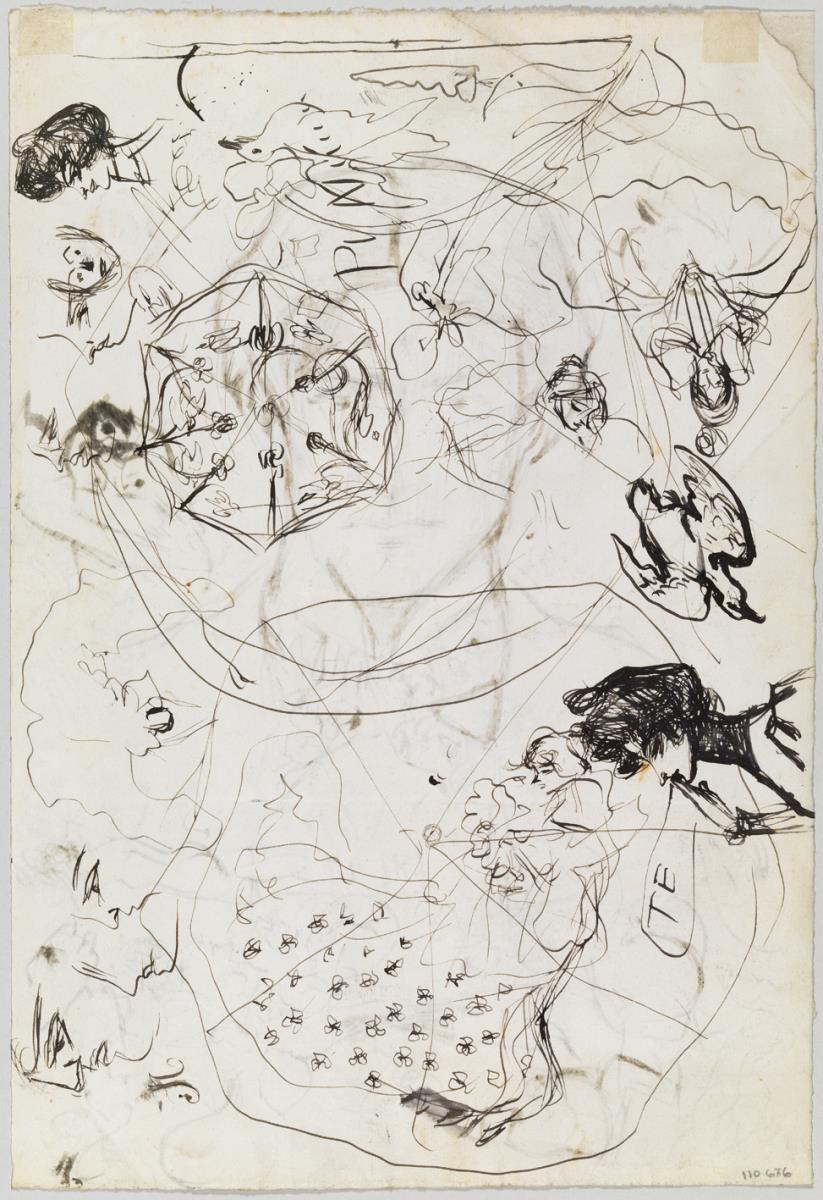 Croquis d'ombrel·la oberta