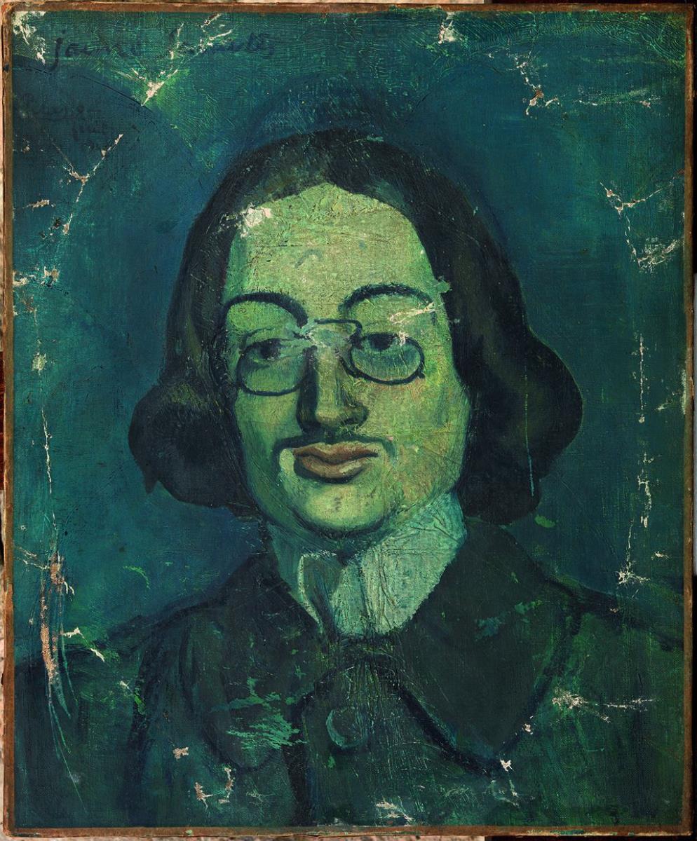 Jaume Sabartés amb pinçanàs