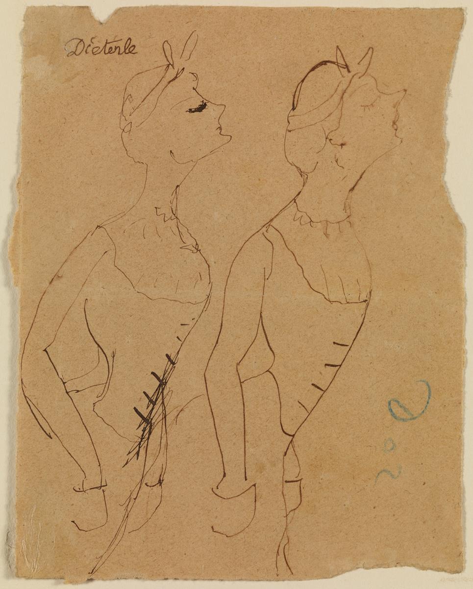 Caricatures of Amélie Diéterle