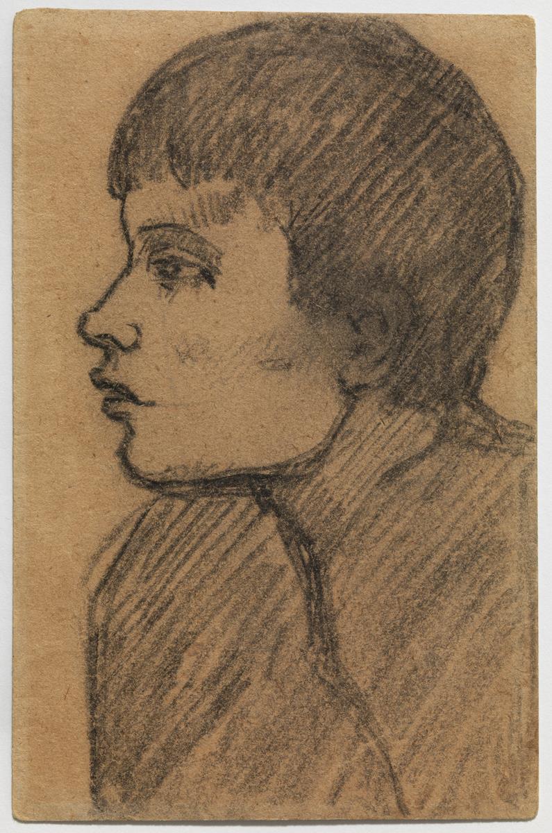 Head of a Woman with Short Hair