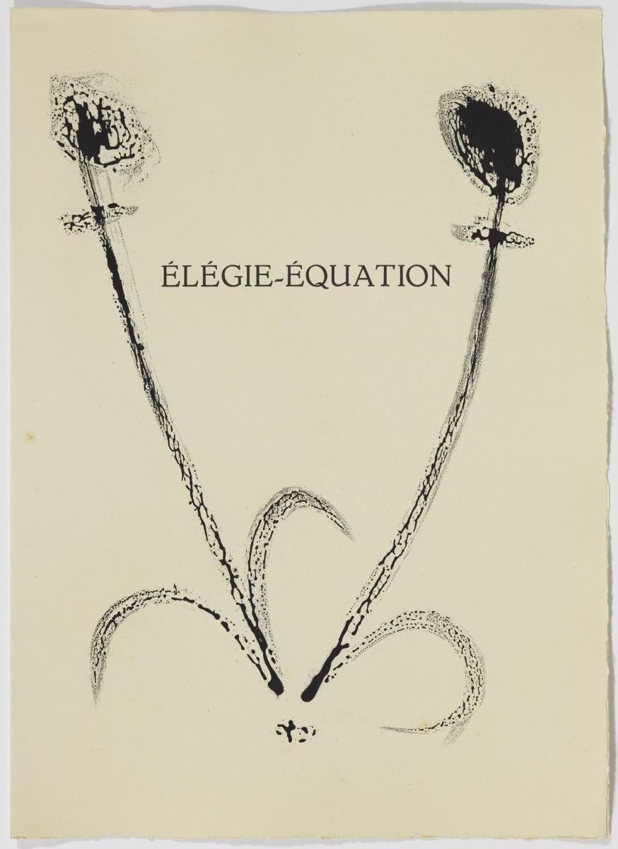 "Élégie-équation"