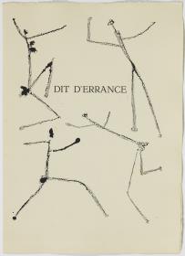 "Dit d'errance"