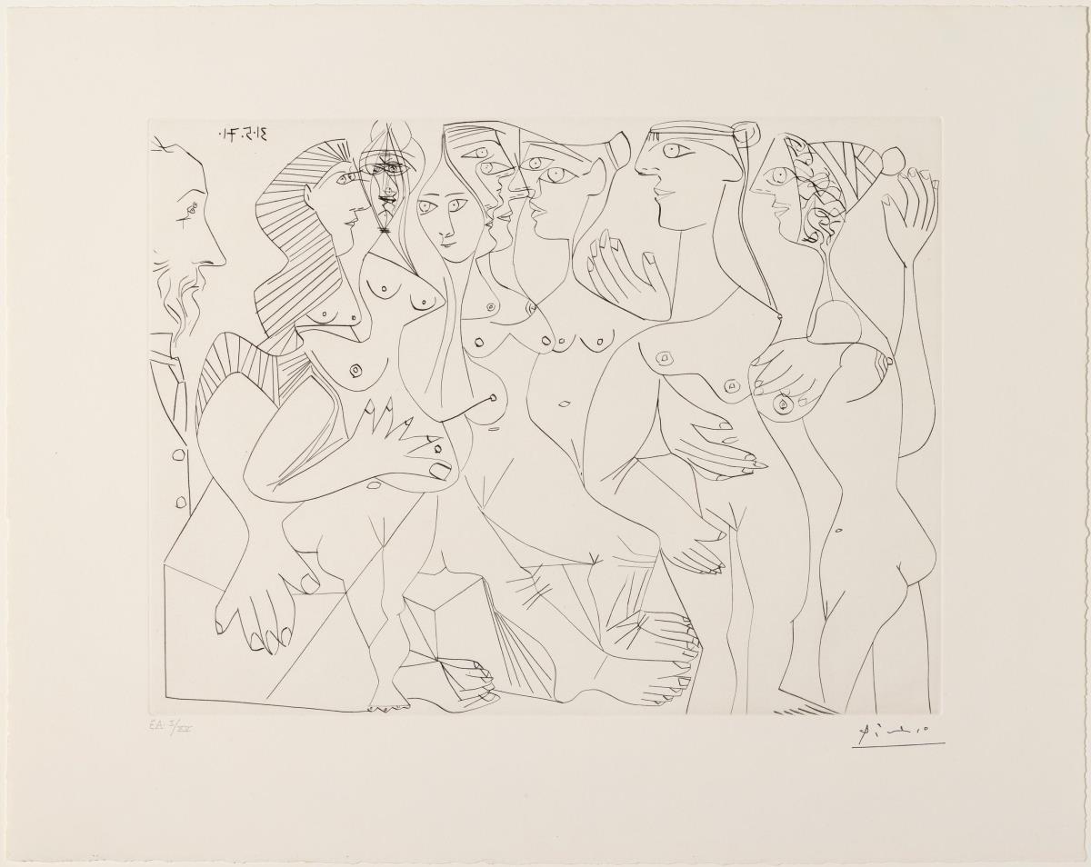 The Twofold Gaze of Degas and Seven Bathers