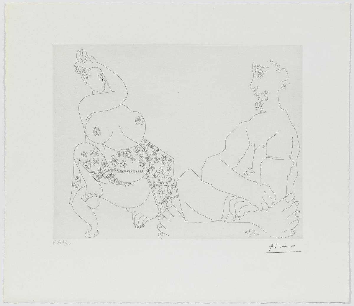 Belly Dance in front of an Impassive Man