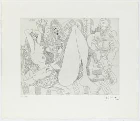 Divertimento sobre una serie de pinturas célebres de Tiziano: Venus con un músico y un Cupido
