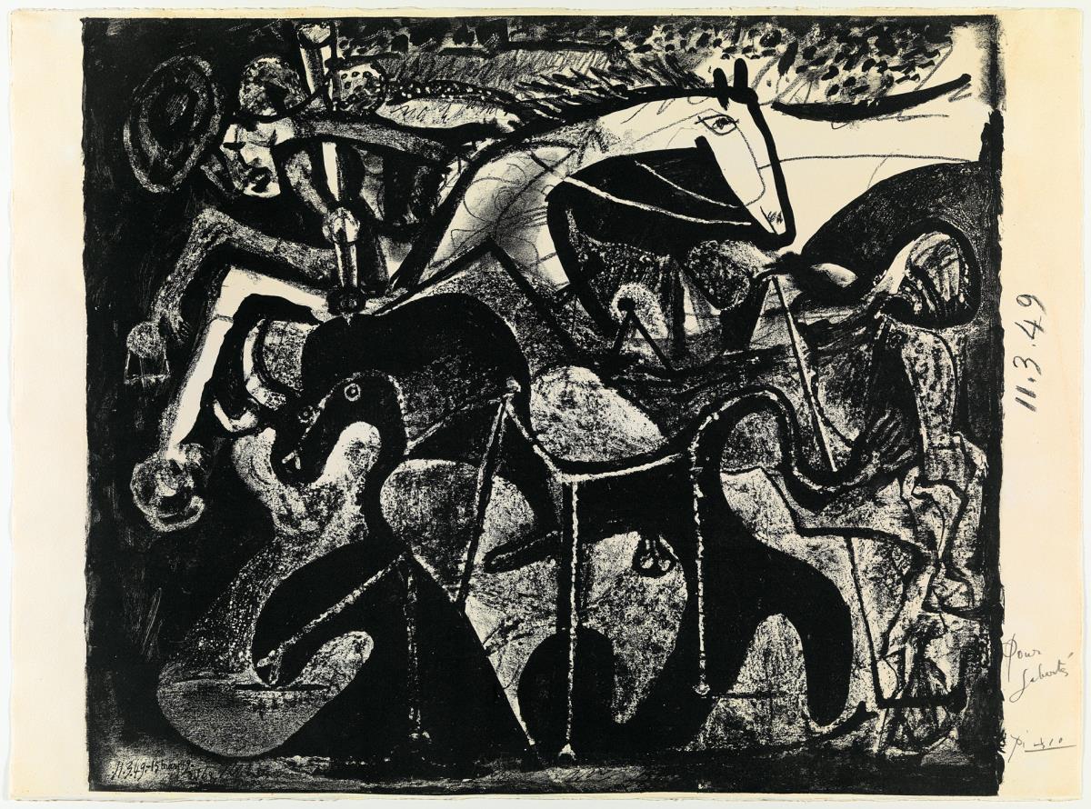 Bullfight. The Picador